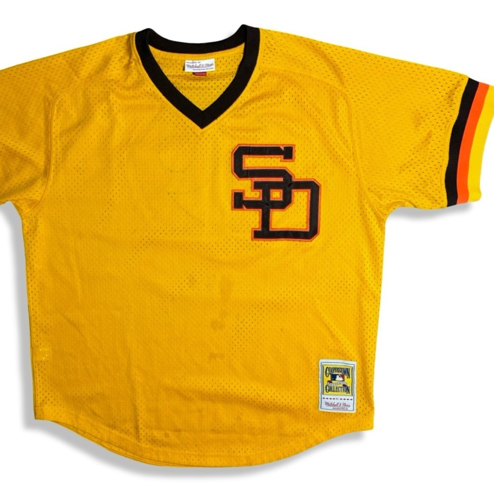 Mitchell & Ness San Diego Padres Tony Gwynn ThrowBack Baseball Jersey